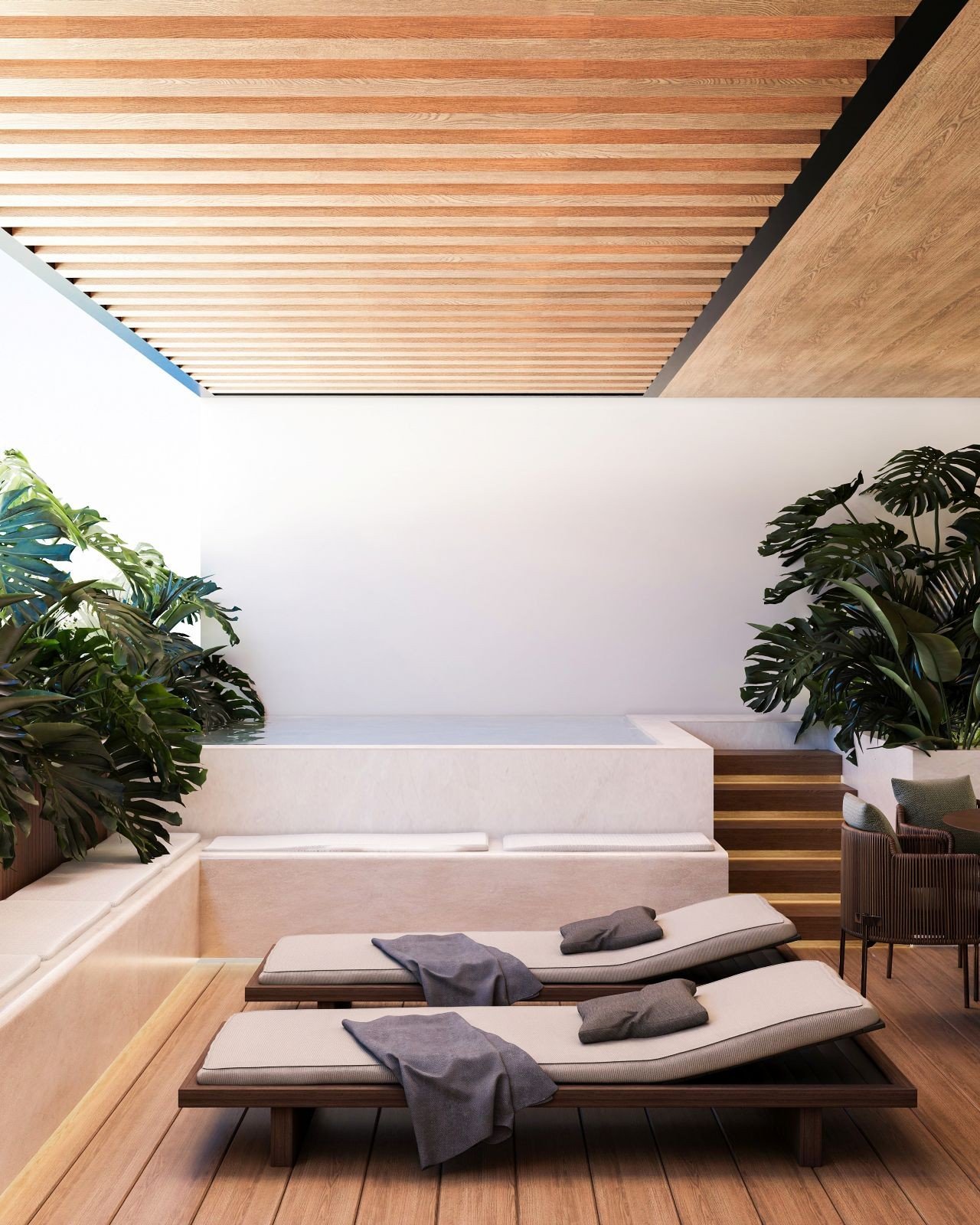 Roof top con piscina